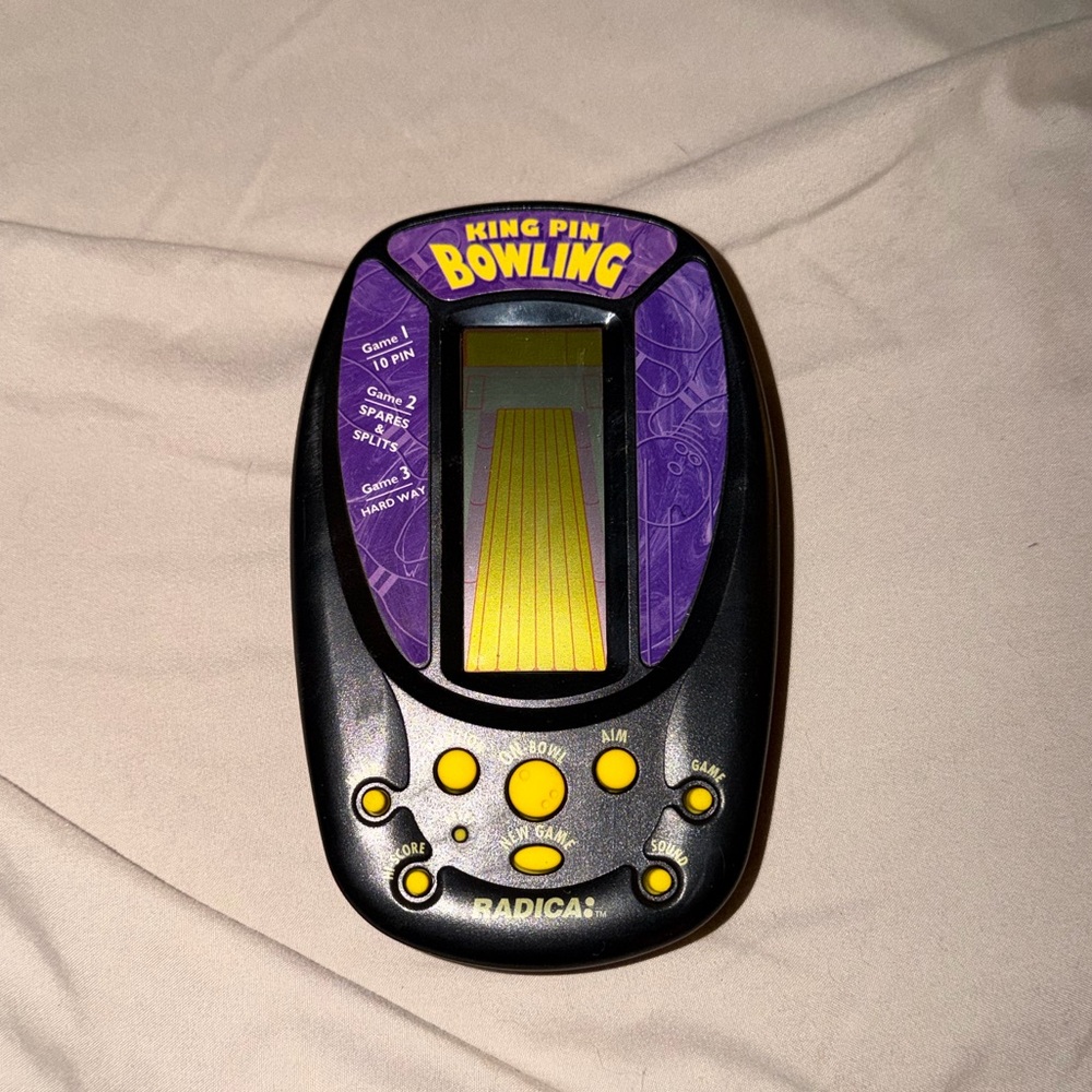 Radica King Pin Bowling‎ Handheld Game 3733 TESTED AND WORKS